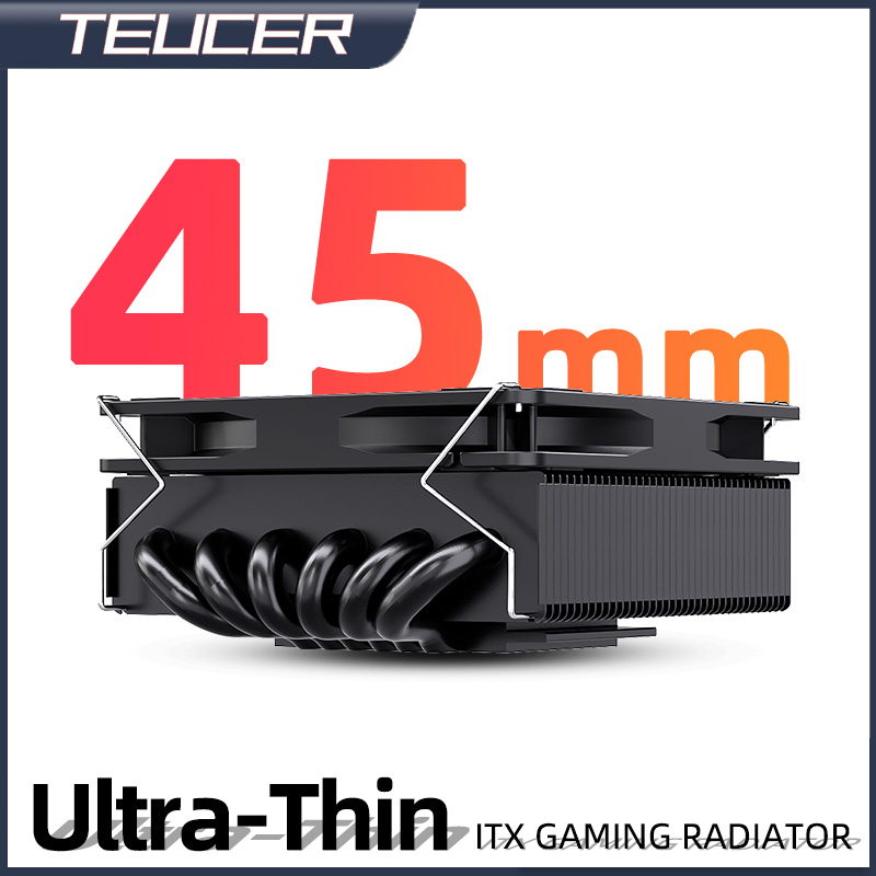 Cpu Heatsink - Teucer Hoogte 45 mm CPU-koeler ITX