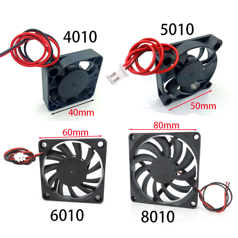 Cpu Cooler - 5V 12V 24V Koelventilator 4010 5010