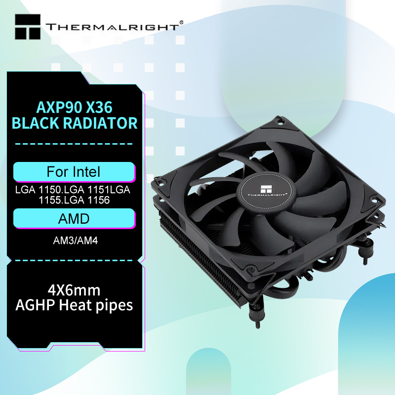 Thermalright AXP-90 X36 Zwart  - Air Cooler Cpu recensie en prijs